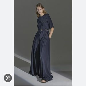 New Les Copains maxi dress silk blend. Size 6 or 42. Made in Italy